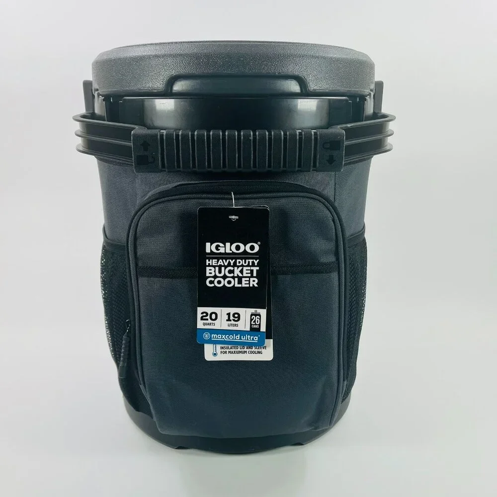Igloo Heavy Duty Bucket Cooler 'Tactical Grey' 20QTCOOLBUCK-TACTICALGRY 20 Quart